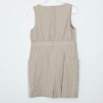 Maeve Anthropologie  Linen Flaxen Rope Sleeveless Shimmer Dress‎ Womens Size 2P Photo 5