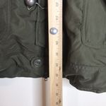 Sly military spirit of freedom parkas zip and buckle up jacket size medium Green Photo 9