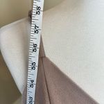 Birdy Grey NWT  Jay Dress in Crepe Taupe Mocha Cream Medium Minimalist Gown Photo 10