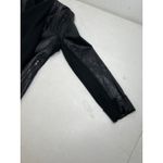 BLANK NYC  Vegan Leather Moto Jacket In Black. Size Medium. Photo 7