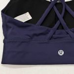 Lululemon  Align Bra Navy Blue Crisscross Straps Medium Support Women's Size 4 Photo 4