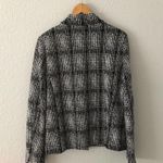 TanJay Black & White Casual Dress Jacket Coat Size 12 Photo 3