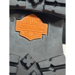 Harley davidson Motorcycle BOOTS womens black leather 6 zip pull slip ankle 8" Photo 13