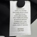 Open Edit  Women's Size Small Black Cowl Neck Crepe Tank NWT Elegant Draped Top Photo 4