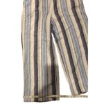 D. Jeans Definitions by Lagenlook Boho Striped Linen Blend Pant size L Photo 7
