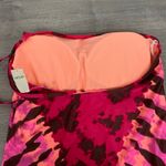 Aerie  Pink Tie Dye One Shoulder Full Coverage One Piece Swimsuit Sz.L Long NWT Photo 12