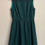 Fossil  Teal Lace Midi Dress Photo 0