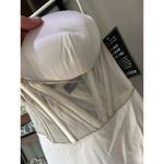 retrofete Ludlow Strapless Corset Mini Dress White Womens Size XS Photo 8