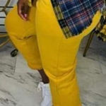 Zenana  mustard yellow Joggers. Cuffed ankle. Medium. NWT Photo 0
