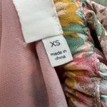 Revolve ASTR the Label Kaylani Dress In Pink Multi Floral Off Shoulder Ruffle XS Photo 12