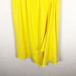 St. John Bateau Neck Mini Dress Size 4 Yellow Casual Draped Stretch Preppy Photo 9