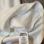 Daily Drills  womens super soft stretch babydoll Tee kellyGreen Trim XS/S EUC Photo 2