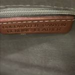 Coldwater Canyon Chic Cream and Tan Genuine Leather Satchel Photo 9