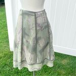 EXPRESS  Silk Paisley Skirt Photo 5