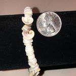 Elegant Beaded Boho Puka Shell Bracelet Photo 3