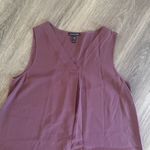 Eileen Fisher  Mauve Dress Sleeveless Silk Mini Flowly Photo 2