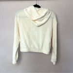 Hippie Rose  Cream Fleece Hoodie Photo 2