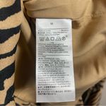 Banana Republic Zebra print boho dress long sleeve ruffle bottom Photo 3