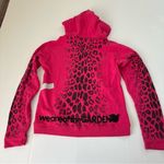 Free City Leopard Zip Hoodie Fuschia, S Photo 2