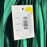 Rene Ruiz Pleated Charmeuse Cocktail Dress (NWT) Size 4 Green Photo 5