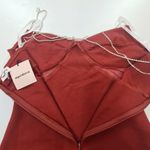 superdown Jaxie Diamond Mini Dress in Rust Medium Photo 7