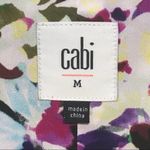 CAbi  Eden purple floral faux wrap blouse #5211 women’s‎ medium Photo 6