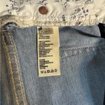 We The Free Free People Crvy Vintage Distressed High Rise Raw Hem Button Fly Denim Shorts 29 Photo 7