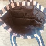 Victoria's Secret Victoria’s Secret Iconic Pink & Black Pinstripe Tote Bag Photo 8