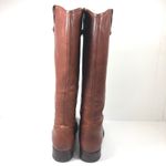 Frye  Melissa Button Leather Womens Tall Riding Boot, Cognac, size 9.5 B Photo 5