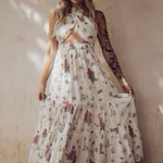 Free People  Luna Convertible Maxi Ivory Combo Size XSmall Photo 0