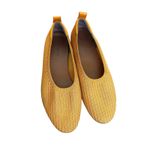 Everlane  The Day Glove Yellow Knit Flats Sz 11 Photo 1