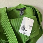 Forever 21 -NWT Ribbed Halter Crop Top in Emerald Green Size M Photo 2