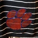 Clemson Gameday Conture Black white tank top pompom womens M Size M Photo 4