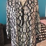 Calvin Klein LAST CHANCE π Zip Up Shirt, size Medium Photo 0