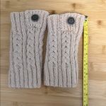 Cream Hand Knit Boot Toppers New Photo 2