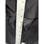 Free People  Black Vest Sleeveless Blazer Tuxedo Shawl Lapel Back Detail L Photo 7