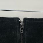BLANKNYC Women's Black Alder Suede Leather Zip Front Pocketed Mini Skirt Size 29 Photo 6