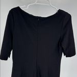 MM.LaFleur  Narie Black sheath Dress half sleeve LBD 14 holiday wedding guest Photo 6