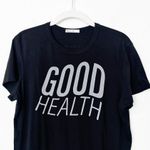Marine layer [] Black Good Health Graphic Tee Crew Neck Short Sleeves Sz Large L Photo 2