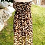 Forever 21  Animal Print Hi-lo Strapless Dress Photo 9