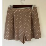 Show Me Your Mumu shorts womens size M brown with polka dots pull on Photo 0