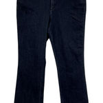 NYDJ  Dark Wash Womens High Rise Bootcut Jeans Womens 16 Blue Studded Pocket Boho Photo 0