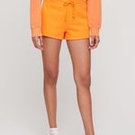 Aritzia Tna Perfect Jogger Short Orange Punch Xsmall Size XS Photo 0