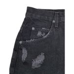 LF Carmar Beatrice Zip Up Distressed Denim Skirt Photo 3