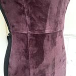 Elie Tahari Elle Tahari Horizon Emily 100% Lamb Suede Leather Knit Sheath Dress 0 Photo 1