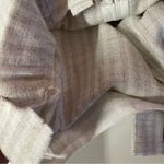 Vintage Cream & Light Tan Striped Suspender Midi Dress Size S GUC Photo 13