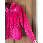 The North Face Hot Pink Soft Fleece Zip-Up Osito Jacket Women’s size Small Photo 2