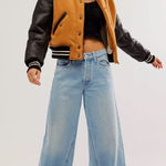 NWT MOTHER Down Low Enchanter Sneak Jean in Home on the Range Blue Size 34 Photo 0