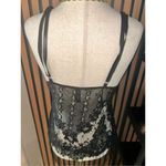 Victoria's Secret Black lace  babydoll top size medium Photo 2