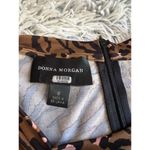 Donna Morgan  Full Length Leopard Print‎ Dress Brown Women's Size 8 Photo 4